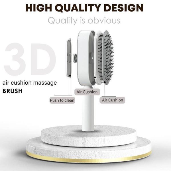 Comb Self-Cleaning Hair Brush, 3D Air CushionMassage Brush Air Bag Massage - Image 9