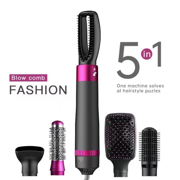Professional 5 In 1 Hair Dryer Brush Dryer And Straightening Brush - Image 8