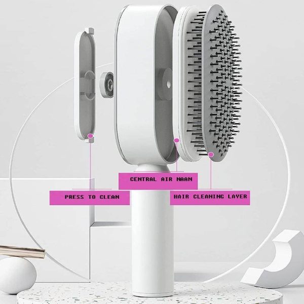 Comb Self-Cleaning Hair Brush, 3D Air CushionMassage Brush Air Bag Massage - Image 8